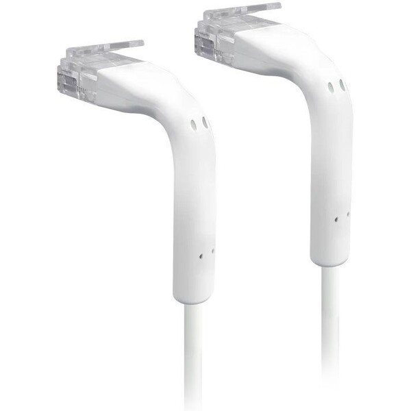 E-shop Ubiquiti UniFi RJ45/RJ45 Cat6 prepojovací kábel 0,3 m biely