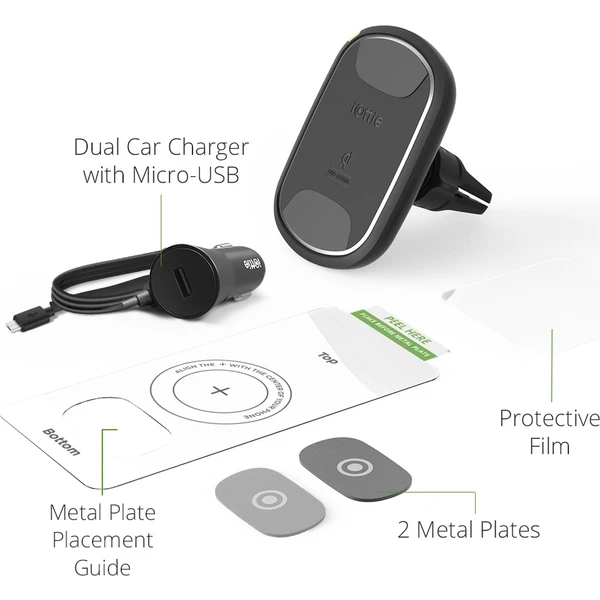 iOttie iTap Wireless 2 magnetický držiak do ventilácie s rýchlym nabíjaním - Držiaky - Obrázok 5YY4000301
