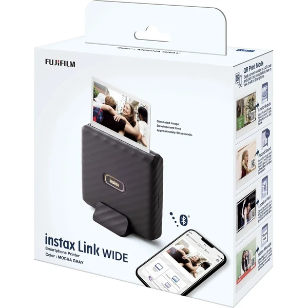 Fujifilm Instax Link Wide tlačiareň Mocha Gray - Tlačiarne - Obrázok 5ZQ6000P01