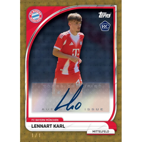 Futbalové karty Topps 2025/26 Bayern München Collector Tin - Futbalové karty - Obrázok 5ZQL000K01