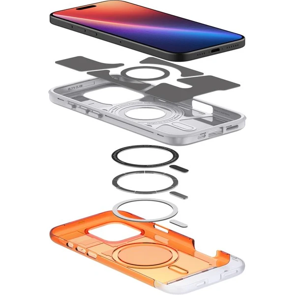 Spigen Classic C1 MagSafe kryt iPhone 16 Pro tangerine - Puzdra - Obrázok 5a23ea324fd44173a1fe65d0ed85e456