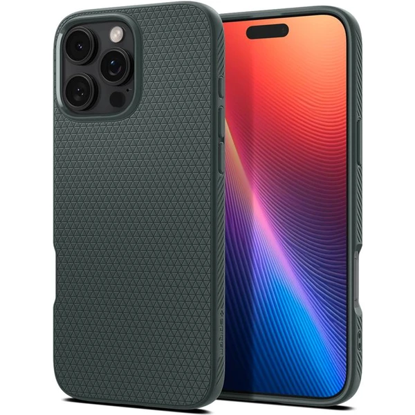 Spigen Liquid Air kryt iPhone 16 Pro abyss green - Puzdra - Hlavný obrázok