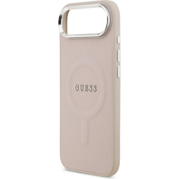 Guess PU Saffiano MagSafe kryt iPhone Air ružový - Puzdra - Obrázok 5a5e500dc94d4c3e82b867fe704893a0