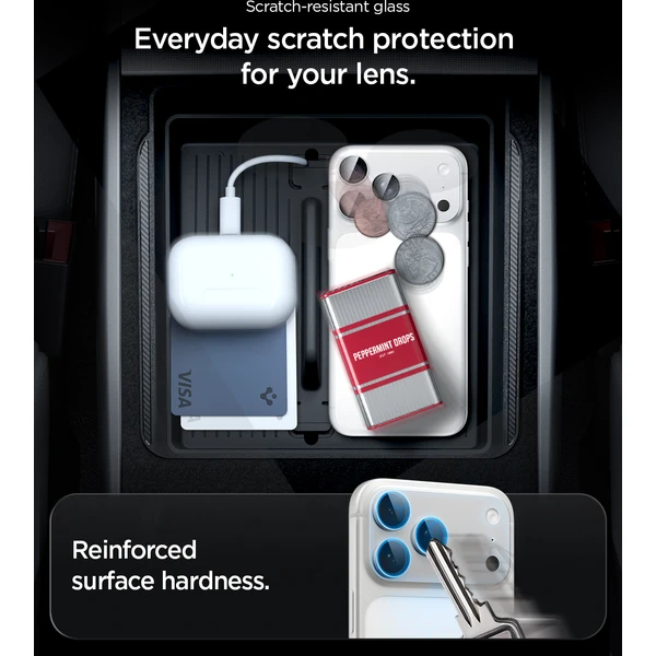 Spigen Glass tR EZ Fit Optik Pro XL 1 Pack sklo na fotoaparát iPhone 18 Pro Max strieborné - Ochranné fólie a sklo - Obrázok 5a657c618d1e47be928ca40596eb1bbe