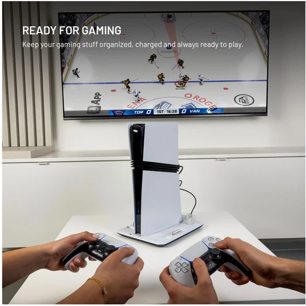 FIXED Dokovacia stanica pre PlayStation 5 (Pro/Slim) s vetrákmi biela - Nabíjačky - Obrázok 5a7247f7dbaf42eb89a86d06f3deadba