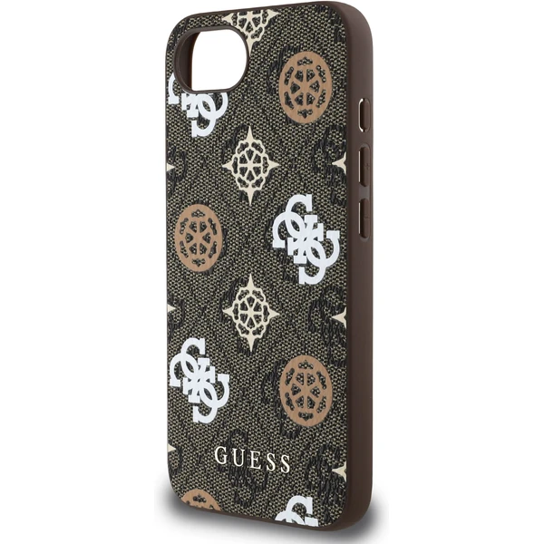 Guess PU 4G Peony MagSafe kryt iPhone 17e/16e hnedý - Puzdra - Obrázok 5a8b24e61339422f96d0ff35d5b00e68