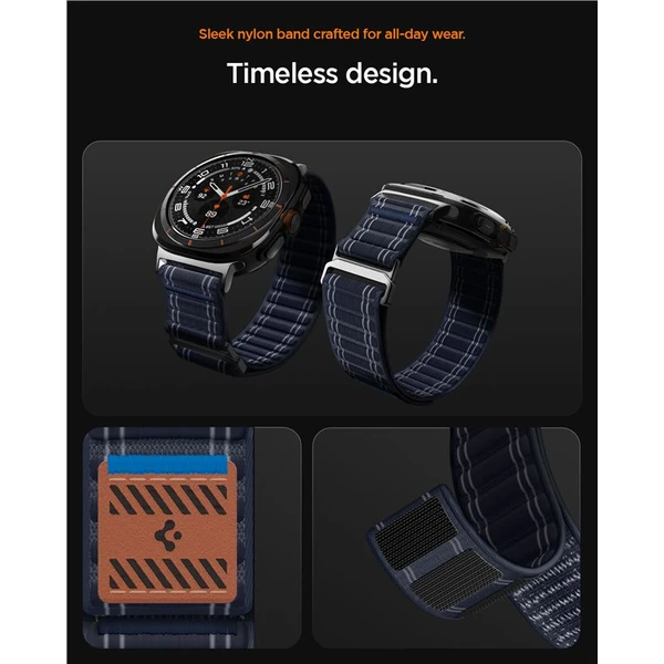 Spigen Fabric Band remienok (hook-and-loop) Samsung Galaxy Watch Ultra 47mm námornícka modrá - Remienky - Obrázok 5a8d0a7d2a244ecb9e0738e13b666aa6