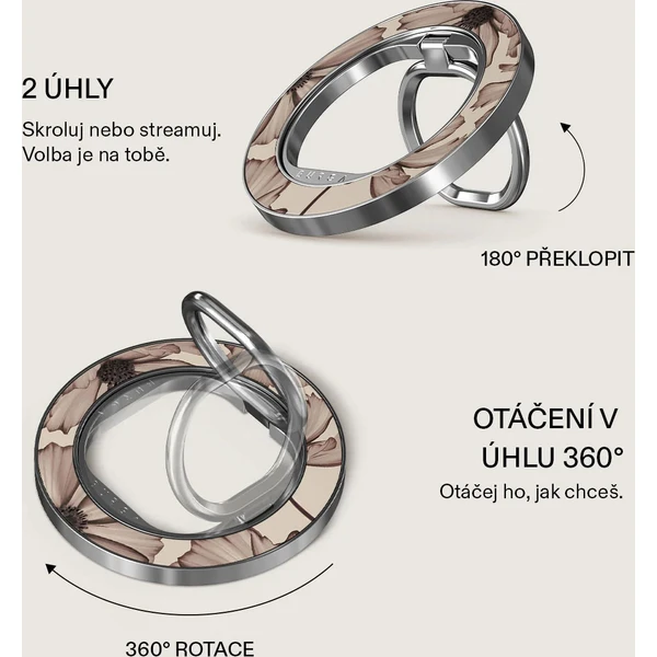 Burga Magnetic Ring držiak Barely Yours strieborný - Držiaky - Obrázok 5aab6426b57c4dd896ac5d9f9d6a5217