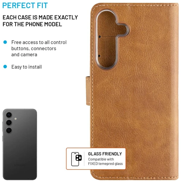 FIXED Opus púzdro Samsung Galaxy S25 hnedé - Puzdra - Obrázok 5abb1f8714ba452d8417ea20453de732