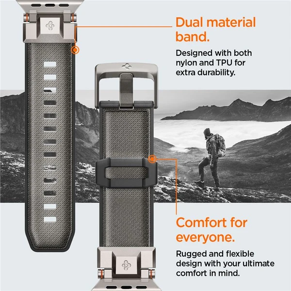Spigen DuraPro Armor remienok Apple Watch Ultra 49/46/45/44/42mm sivý - Remienky - Obrázok 5ac4bd1374ed49d795565e00512bd630