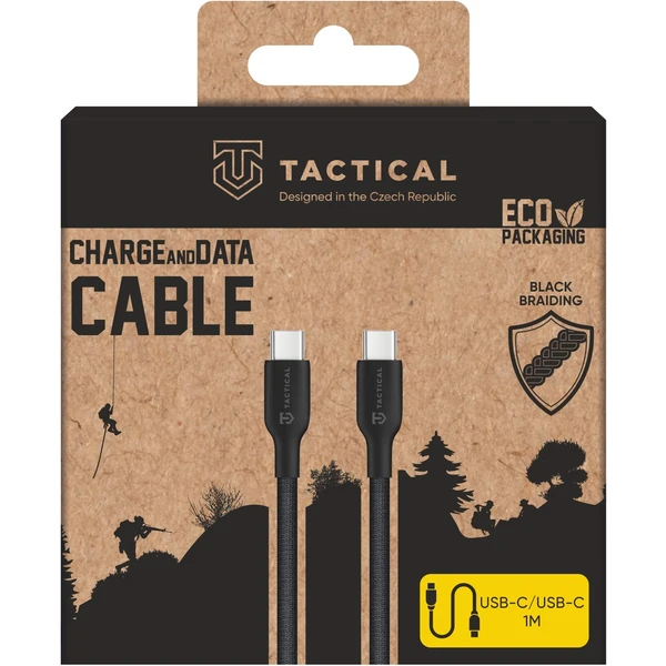 Tactical Stitch Thread USB-C/USB-C napájací kábel 60W 1m čierny - Káble a redukcie - Obrázok 5af48ba43b044ccc90fd9e1bef4eec85