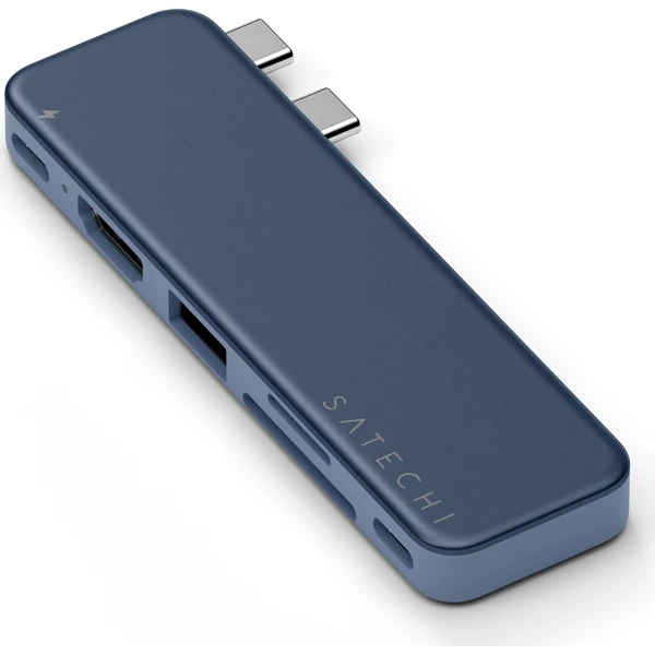 Satechi USB-C Snap Hub (1x HDMI 4K 60Hz, 1x USB-C až 5 Gbps, 1x USB-A 3.0 až 5 Gbps, 1xUSB-C P - USB huby - Obrázok 5affac69d4314aaf8659dbf6a43b1453