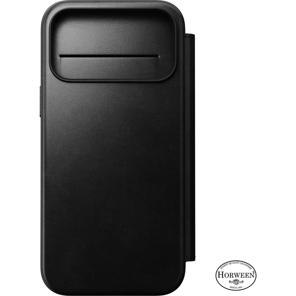 Nomad Modern Leather Folio (Horween) MagSafe kožené pouzdro iPhone 18 Pro Max Black - Puzdra - Obrázok 5b0ad11dafa1444296b4fed67d69861b