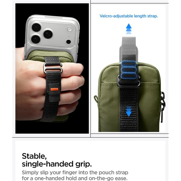 Spigen Portable Organizer Pouch TintapZip MagSafe organizér olivovo zelený - Organizéry - Obrázok 5b29203e230d48388faf6df0188fcd0c