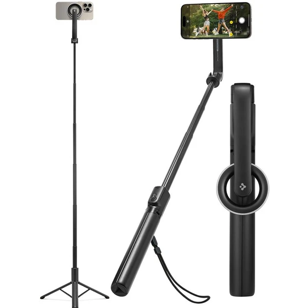 Spigen MagSafe Tripod Selfie Stick (longer version) čierna - Držiaky - Obrázok 5b352cf499134c78aab60b93504ebc2f
