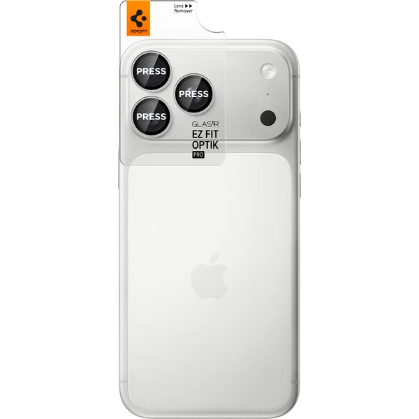 Spigen Glass tR EZ Fit Optik Pro 2 Pack sada skiel iPhone 18 Pro Max/18 Pro strieborná - Ochranné fólie a sklo - Obrázok 5b71b21d08f34d729d9d9dd840f63965