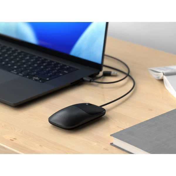 Satechi Slim LX drátová myš vesmírně černá - Myši - Obrázok 5b71dba1f05440059b1b14e0621924c4