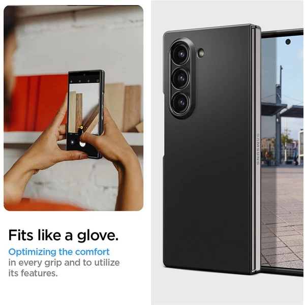 Spigen Air Skin kryt Samsung Galaxy Z Fold6 čierny - Puzdra - Obrázok 5b7cb2fb54934c45a5963b8773e423ab