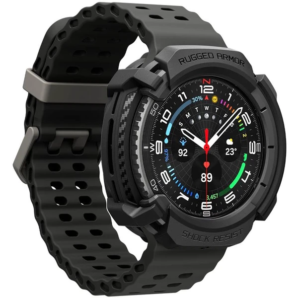 Spigen Rugged Armor kryt Galaxy Watch8 Classic (46mm) matne čierny - Puzdra - Obrázok 5b9cef0769724e67857bf91ecb2933bf