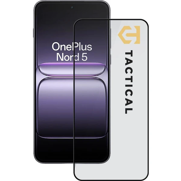 Tactical Glass Shield 5D sklo pre OnePlus Nord 5 čierne - Ochranné fólie a sklo - Hlavný obrázok