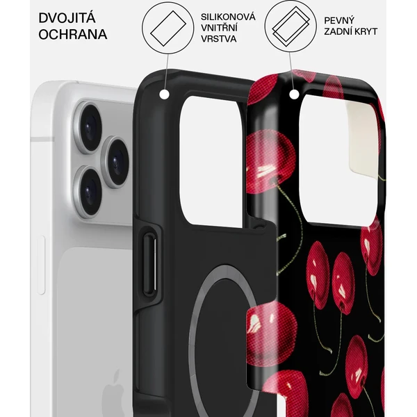 Burga Tough MagSafe kryt iPhone 17 Pro Max Cherrybomb - Puzdra - Obrázok 5bfea4cb0ed5422592d6c2dfd677033e
