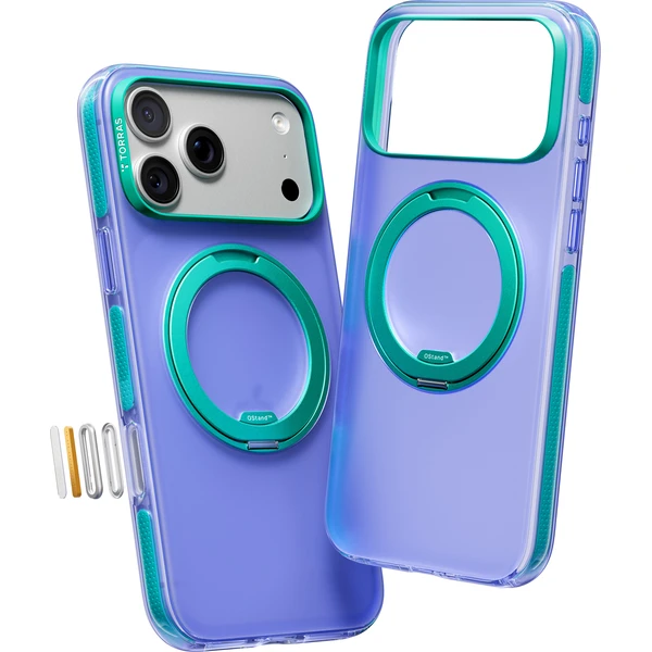Torras Ostand O3 Hue MagSafe kryt iPhone 17 Pro indigo blue - Puzdra - Obrázok 5c05cb8739e8443d936a37f8f64776c8