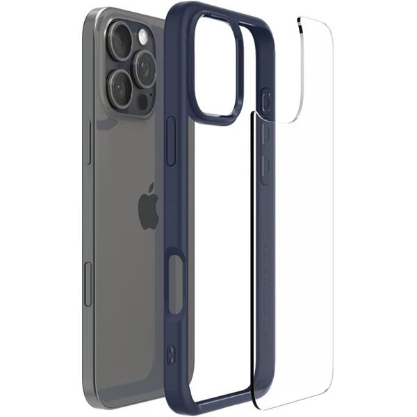 Spigen Ultra Hybrid kryt iPhone 16 Pro navy blue - Puzdra - Obrázok 5c0bd65e8b514ca3bce64b288c5535bc