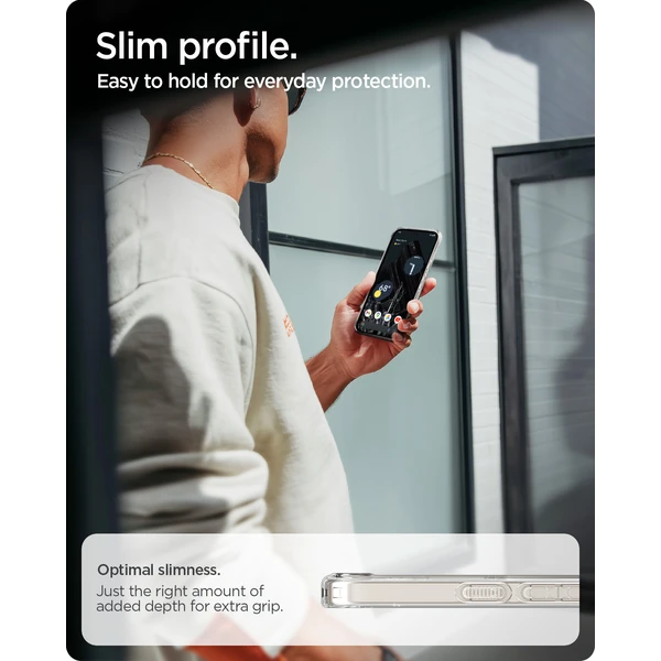 Spigen Ultra Hybrid MagSafe kryt Google Pixel 10a clear graphite - Puzdra - Obrázok 5c20cb7e55e9404d8b316b1bcd7cbd2c