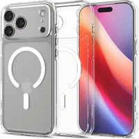 Spigen Ultra Hybrid MagSafe kryt iPhone 17 Pro Max clear white - Puzdra