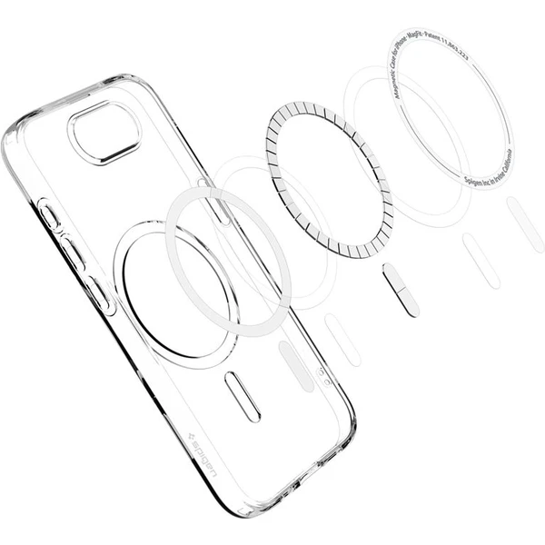 Spigen Liquid Crystal MagSafe kryt iPhone 17e/16e biely - Puzdra - Obrázok 5c7a666f70d9475fbd1221f5dcb93cf7