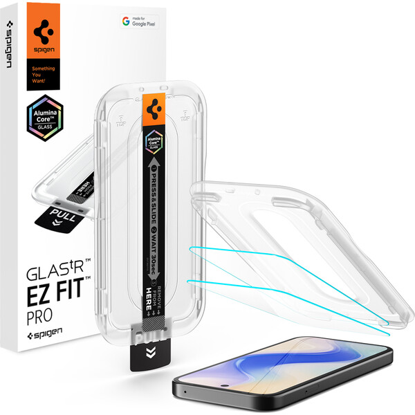 Spigen Glass tR EZ Fit Pro sklo Google Pixel 10a (2 ks) - Ochranné fólie a sklo - Hlavný obrázok