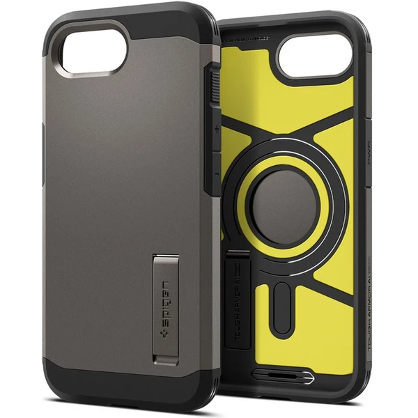 Spigen Tough Armor MagSafe kryt iPhone 17e/16e sivý - Puzdra - Hlavný obrázok