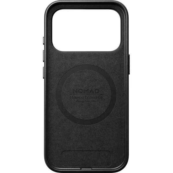Nomad Traditional Leather (Horween) MagSafe kožený kryt iPhone 17 Pro/18 Pro Black - Puzdra - Obrázok 5ccf017419e2480683c35a32afe99031