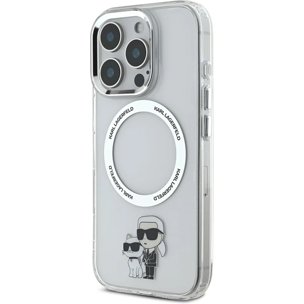 Karl Lagerfeld IML Karl and Choupette MagSafe kryt pre iPhone 16 Pre Max číry - Puzdra - Obrázok 5cd716dc954c41fab5d2bd0b9da4ab21