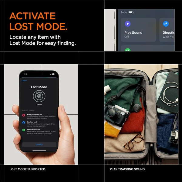 Spigen Bluetooth Tracker TagMe lokátor s Apple Find My čierny - Lokátory - Obrázok 5cd9395ac2d447409abbd2214fe6d72f