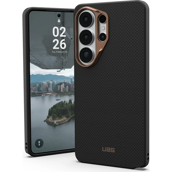 UAG Fibr Armr MagSafe kryt Samsung Galaxy S26 Ultra čierny/bronzový - Puzdra - Hlavný obrázok