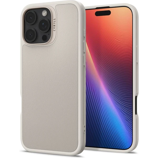 Spigen Cyrill Kajuk MagSafe kryt iPhone 16 Pro Max cream - Puzdra - Hlavný obrázok
