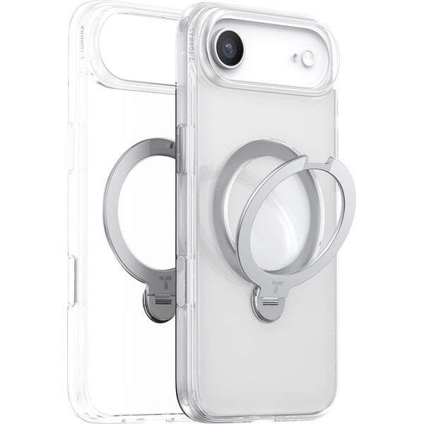 E-shop Torras Ostand Q3 Spin MagSafe kryt iPhone Air priehľadný