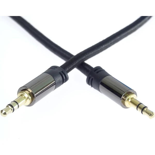 PremiumCord HQ 3,5mm/3,5mm kábel 1,5m čierny - Káble a redukcie - Obrázok 5d3046dcb0de4a94b9728d89e3145c26
