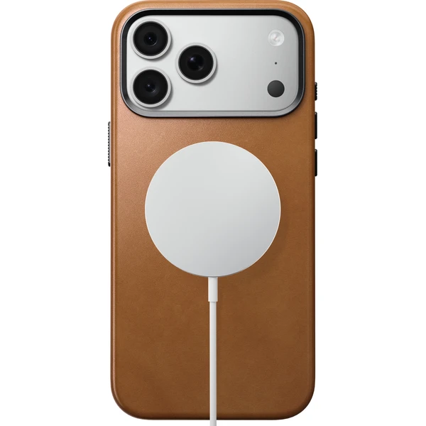 Nomad Traditional Leather MagSafe kožený kryt iPhone 17 Pro Max/18 Pro Max English Tan - Puzdra - Obrázok 5d4e13c2732e4264a0d8e7bebfce7eda