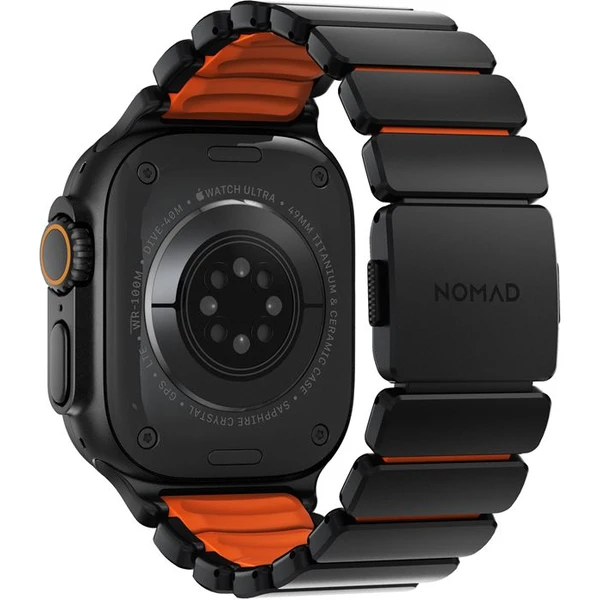 Nomad Stratos Band FKM remienok Apple Watch 45/46/49mm Čierny titán/Ultra oranžová - Remienky - Obrázok 5d737c0470c54c21b15cb1ebc74025c3