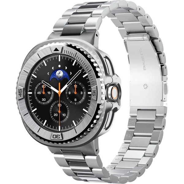 Spigen Bezel Tune Pro (Pilot) krúžok Samsung Galaxy Watch8 Classic 46mm strieborný - Puzdra - Obrázok 5d7f9d2bb30142c5a520fd340aa003dd