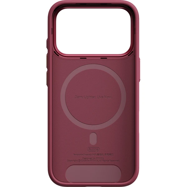 Pitaka Summa Case Argyle MagSafe kryt iPhone 18 Pro Burgundy - Puzdra - Obrázok 5d87fb0baa9b48b79011302471e6ca83