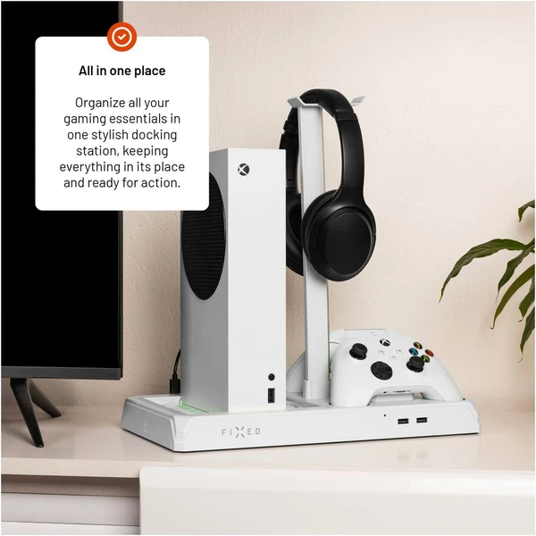 FIXED nabíjacia stanica pre Xbox Series X/S s odvetrávaním, biela - Nabíjačky - Obrázok 5dbf83298e5c43d189b598208f4997cd