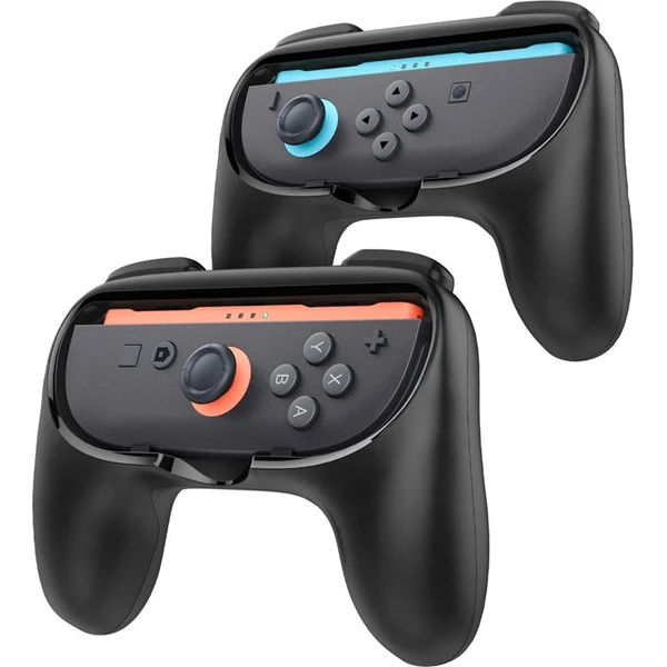 Spigen Joy-Con Grip NS100 držiaky pre Nintendo Switch 2 čierny - Konzolové príslušenstvo - Hlavný obrázok