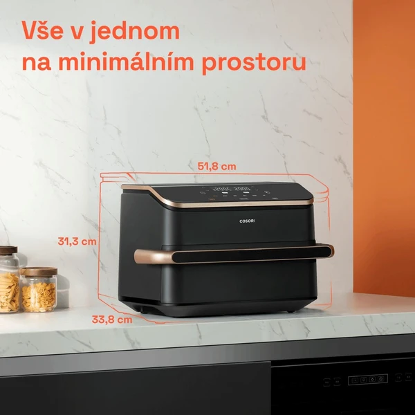Cosori TF101S Dual blaze TwinFry 10l vzdušná fritéza čierna - Fritézy - Obrázok 5de28be537fd40219066b92826a3c4f7