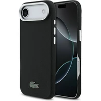 Lacoste Iconic Petit Pique Metal Logo MagSafe kryt iPhone Air čierny - Puzdra