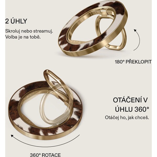 Burga Magnetic Ring držiak Celestial zlatý - Držiaky - Obrázok 5df3952e850d476b887abf70a79a7125
