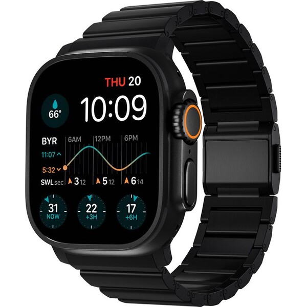 E-shop Nomad Titanium Band remienok Apple Watch 49/46/45/44/42 mm čierny