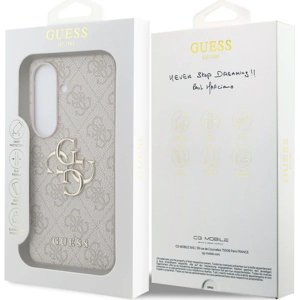 Puzdro PU 4G Metal Logo pre Samsung Galaxy S26+ ružové - Puzdra - Obrázok 5e5d8dc5ae5b49e7bb3164cf7d284215
